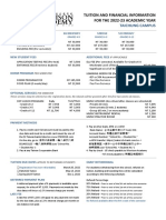 Tuition and Fee Schedule 2022 23 MAC