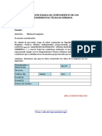 Declaración Jurada de Cumplimiento de Los Requerimientos Técnicos Mínimos