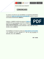 Comunicado Siagie Calificativos Primer Bimestre-Orden de Mérito y Regularización de Calificativos. 2023