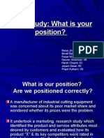 Case Study: What Is Your Position?