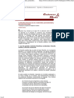 La Filosofía Al Final de Una Era Modernidad, Posmodernidad y Post-Modernidad