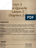 Unit 3 Don Quixote Lesson 2