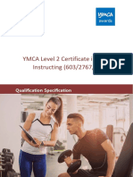 Level 2 Certificate in Gym Instructing Qual Spec Version 1808a Web