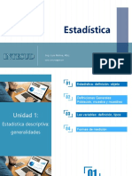 UNIDAD 1 Estadística Descriptiva