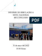 Informe Simulacro Multipeligro 31.05.22