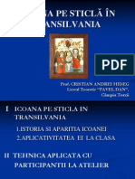 ICOANA PE STICLĂ ÎN TRANSILVANIA Slide