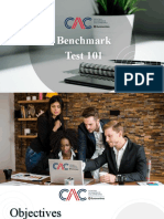 Benchmark Test 101 by CAC-EUROCENTRES (Teachers)