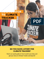 How To Pitch To Climate Tracker 1