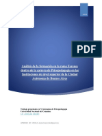 Formación de Grado en PSP Forense - Poster
