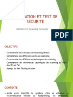 Cours Evaluation Et Test de Securite Esa-3-Scanning Networks