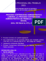Elprocedimiento Contecioso Administrativo de Trabajo y Prevision Social.2022