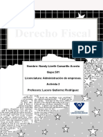 Derecho Fiscal Actividad 2