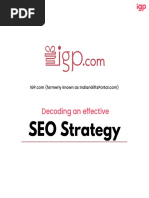 IGP - SEO Strategy