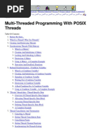 Multi-Threaded Programming With POSIX Threads - Linux Systems Programming