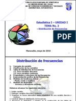 TEMA 2 Distribución de Frecuencias - 2016