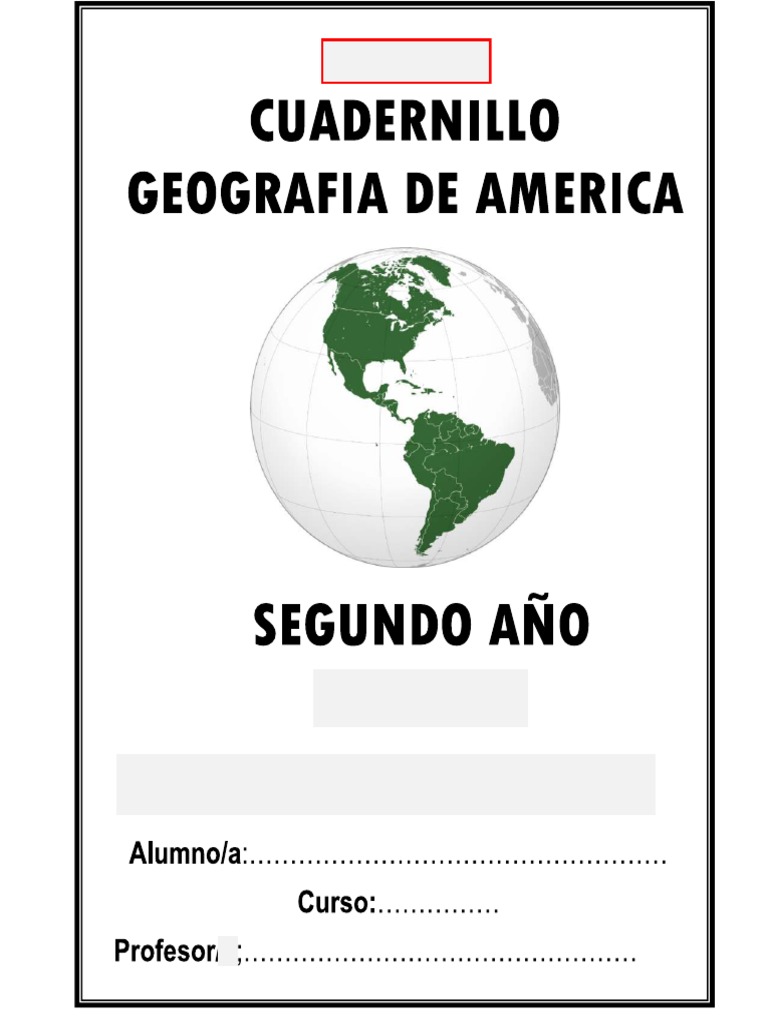 2° Año - Materia Geografía - Cuadernillo 2023 | PDF