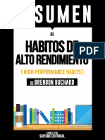 Habitos de Alto Rendimiento High Performance Habits Resumen - 20pct - Sample