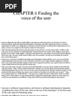 CHAPTER 6 Finding The Voice of The User