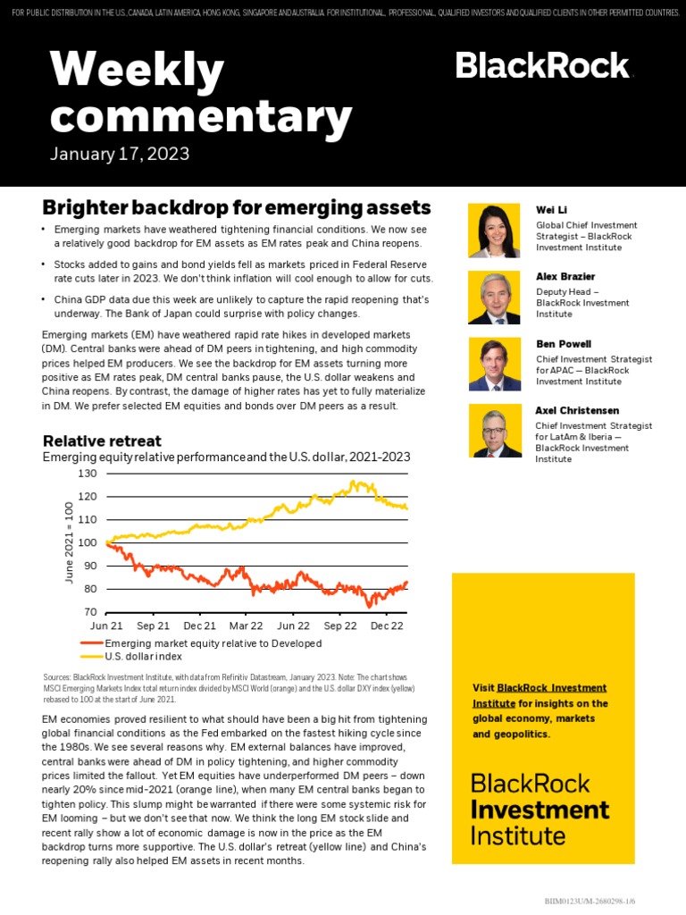 Blackrock Weekly Outlook PDF Inflation Asset Allocation