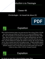 Introduction À La Théologie: Classe 49: Christologie - Le Travail de Jésus