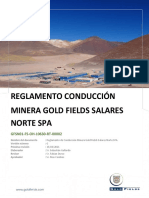 Gfsn01-Fs-Oh-10630-Rt-00002 - Reglamento Conducción Minera Gold Fields Salares Norte Spa
