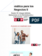 S17.s1 - Integral Definida. Aplicaciones en La Administración y La Economía - Parte II