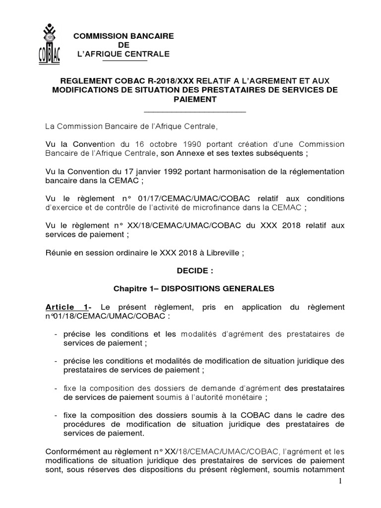 Agrément des Prestataires de Paiement | PDF | Banques | Blanchiment d ...