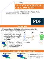 Carbohydrate Protein and Nuclic Acid