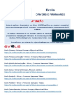 SDM Evolis Drivers e Firmwares