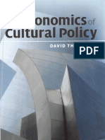Throsby 2010 Economics of Cultural Policy