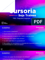 Faq Cursoria Seja Trainee