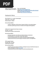 CV Ashfaq Salehin Academic Employment