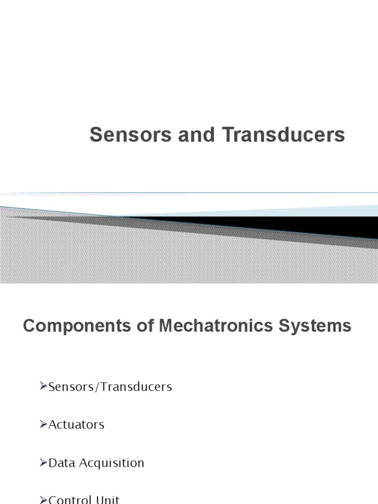 Sensors and Transducers PDF Sensor Linearity