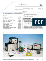 PHYWE 5.3.03 Hall Effect in Metals