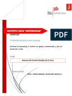 Actividad de Aprendizaje 3 - Análisis de Agentes Contaminantes y Plan de Prevención y Salud - RCRT