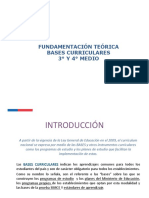 Fundamentacion Teorica 3º y 4º Medio