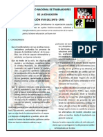 Convocatoria Al XIII Curso-Taller Estatal Del Educador Popular. Sección XVIII Del SNTE-CNTE. Versión 2