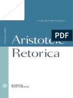 Aristotele Retorica 2014