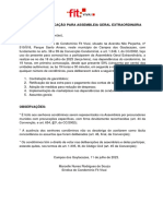 Edital de Convocação Assembleia Extraordinária 18.07 - Fit Vivai