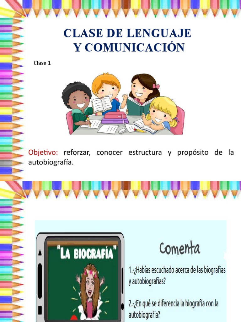 Autobiografía: Estructura y Actividades | PDF