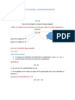 REPASO 5 ALGEBRA - Parte 1-OPERACIONES BASICAS