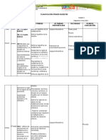 Planificación 8º Basico