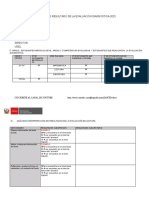 3° Informe de La Evaluación Diagnostica - 2023