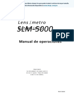 Shin-Nippon SLM-5000 Auto Lensmeter - Operation Manual Es 2