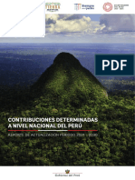 Actualización de Las NDC Del Perú Al 2030