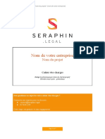 Seraphin - Legal Modele de Cahier Des Charges 1