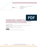 López-Ramírez, 2019, Ecología Política Necesidad de Una Nueva Teoría Del Poder en América Latina, Basada en El Poder Político de La Naturaleza.