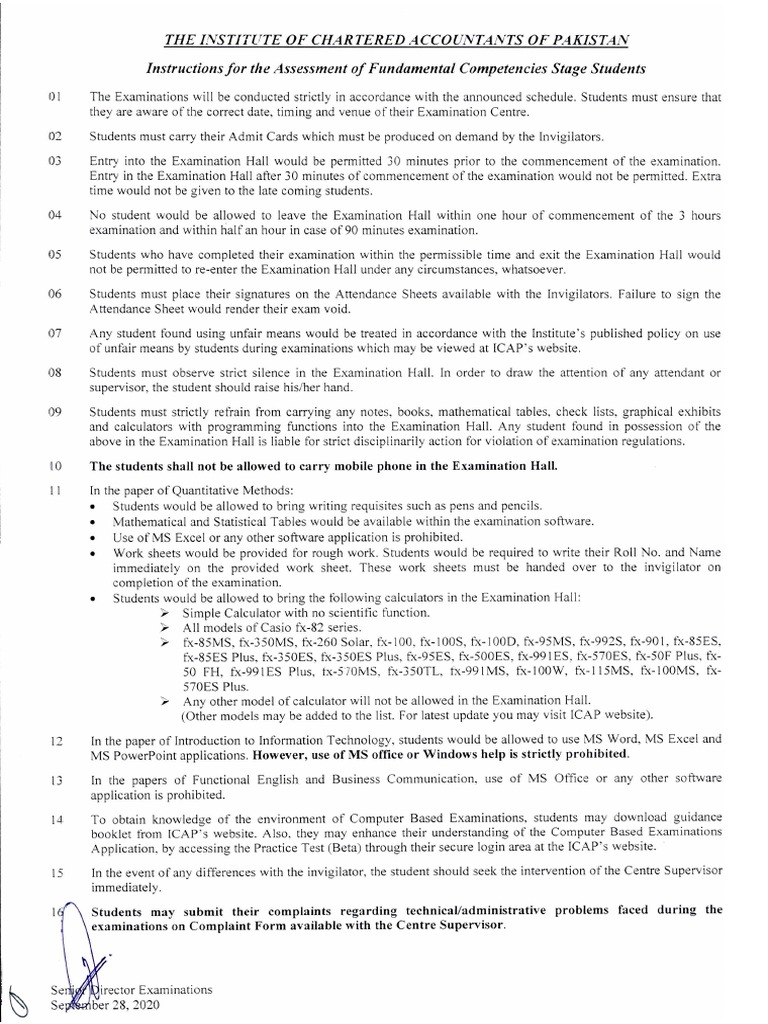 instruction-for-examinee-pdf