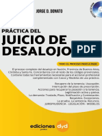 Práctica Del Juicio de Desalojo. 2019. Jorge Donato