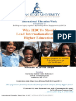 HBCUs and Internationalization- Program book